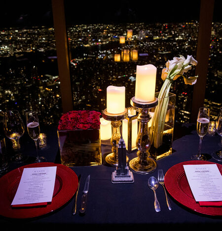 Jantar no Observatório do 102º andar