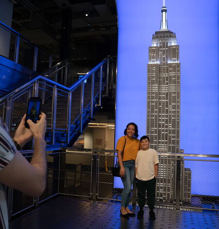 ESB Guests taking photos at the Grand Staircase