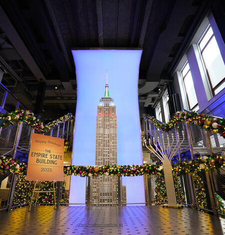 The Empire State Building Holiday Celebrations Include: Radio City
