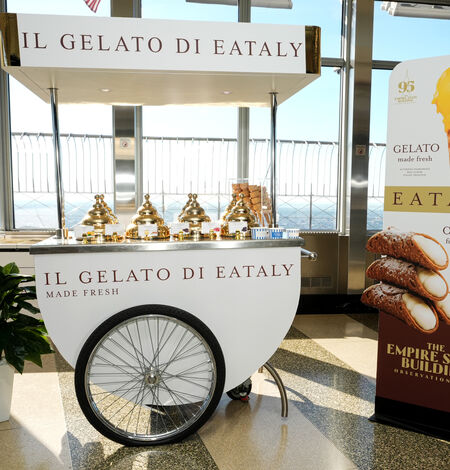 Eataly gelato cart