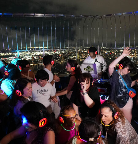 The Silent Disco at the Empire State Building Observation Deck