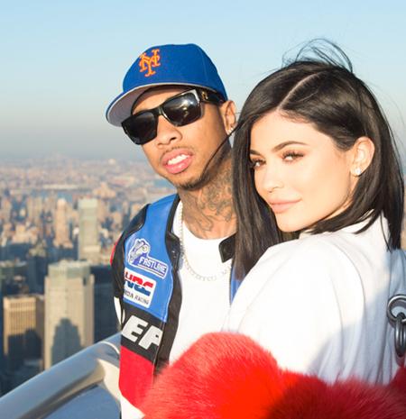 Kylie Jenner and Tyga visit the Empire State Building