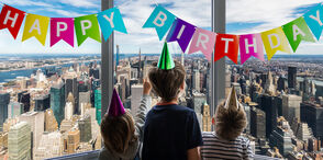 Host your birthday party at the Empire State Building's luxurious 102nd Floor Observatory