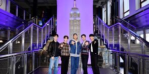 Seventeen at the Grand Staircase