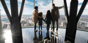 Family at the Empire State Building's 102nd Floor Observatory
