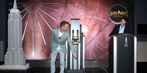 Tom Felton lights the Empire State Building