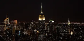 Empire State Building lit in White