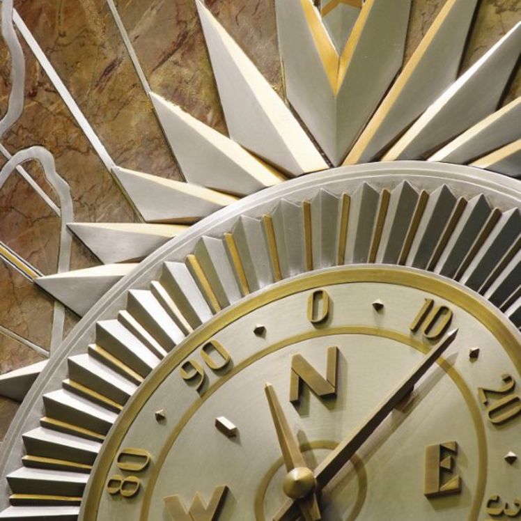 art deco clock