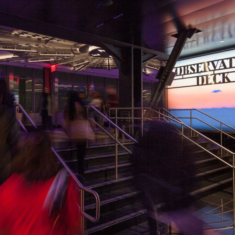 Visitors Enter Empire State Observatory