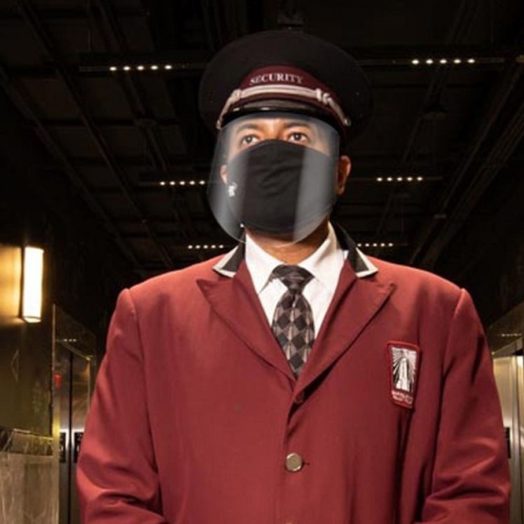 Guard at Empire State Building