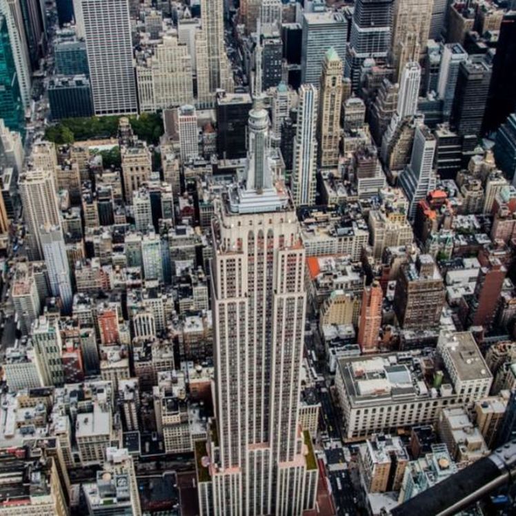view of Empire state building