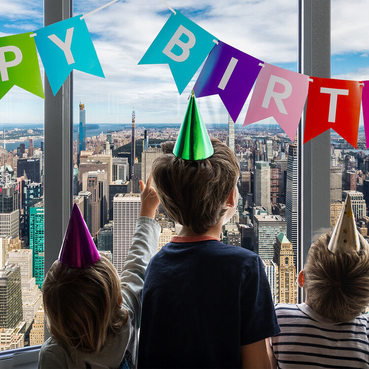 Host your birthday party at the Empire State Building's luxurious 102nd Floor Observatory