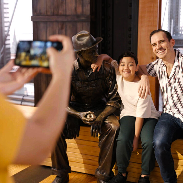 construction exhibit at the empire state building observatory