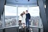 Mariska Hargitay and her children on the 102nd Floor Observatory