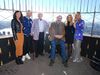 The cast of "Blue Bloods" poses on the 86th Floor Observatory