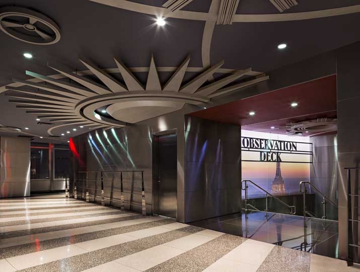 the observation deck entrance