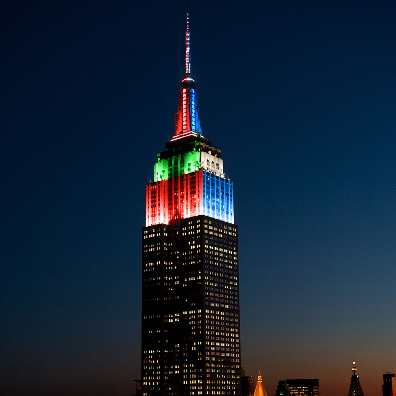 Tower Lights Empire State Building