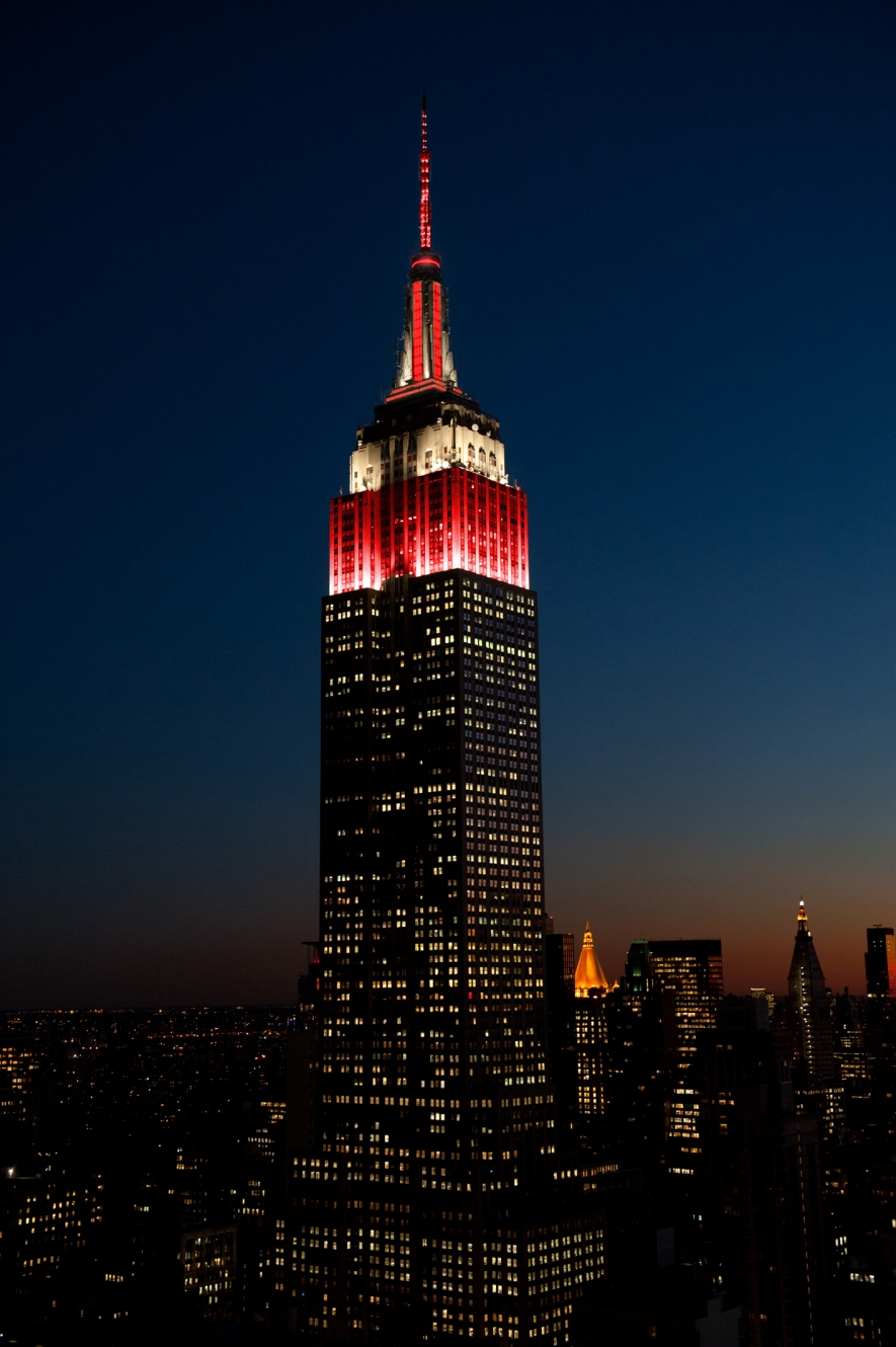Tower Lights Empire State Building