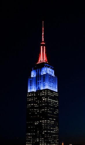 Luces de la policía de Nueva York