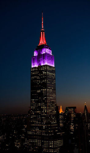 morado y rojo