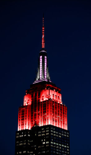 LUMIÈRES ROUGES ET ROSE