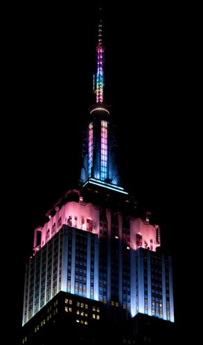 Couleurs de Pâques Empire State Building