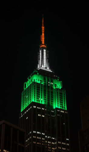 Indientag 2020 Beleuchtung des Empire State Building
