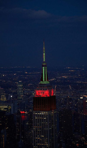 Black History Mo Lighting Empire State Building