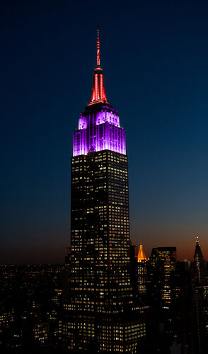 Empire State Buildinエンパイヤステートビル　インテリアライト タワーライトカレンダー| エンパイアステートビル