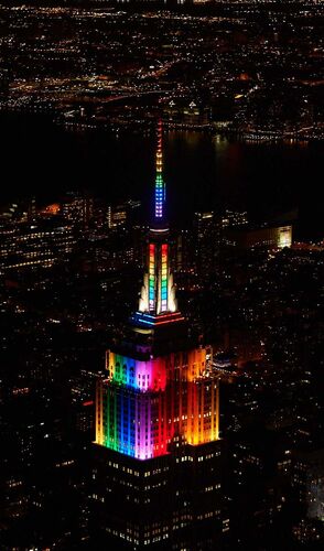 Empire State Buildinエンパイヤステートビル　インテリアライト タワーライトカレンダー| エンパイアステートビル