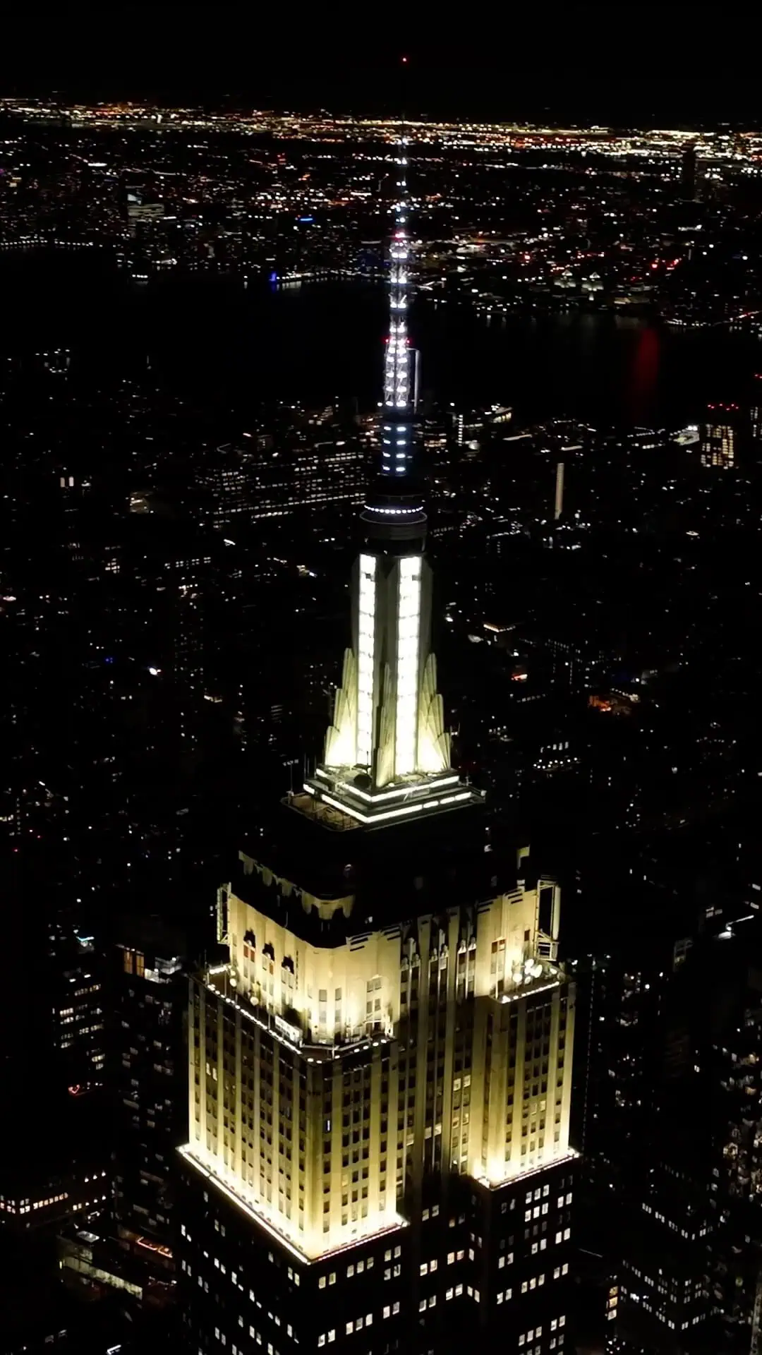 Empire State Building At Night Close Up Empire State Building At Night Close Up